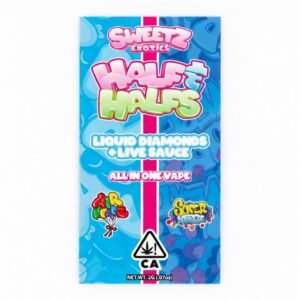 sweetz exotics half and halfs available at affordable prices now, buy sweetz exotics weed now, half and half disposable in stock now